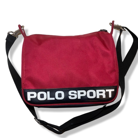 Vintage 90s Polo Sport Cross Body Messenger Bag - Picture 2 of 4